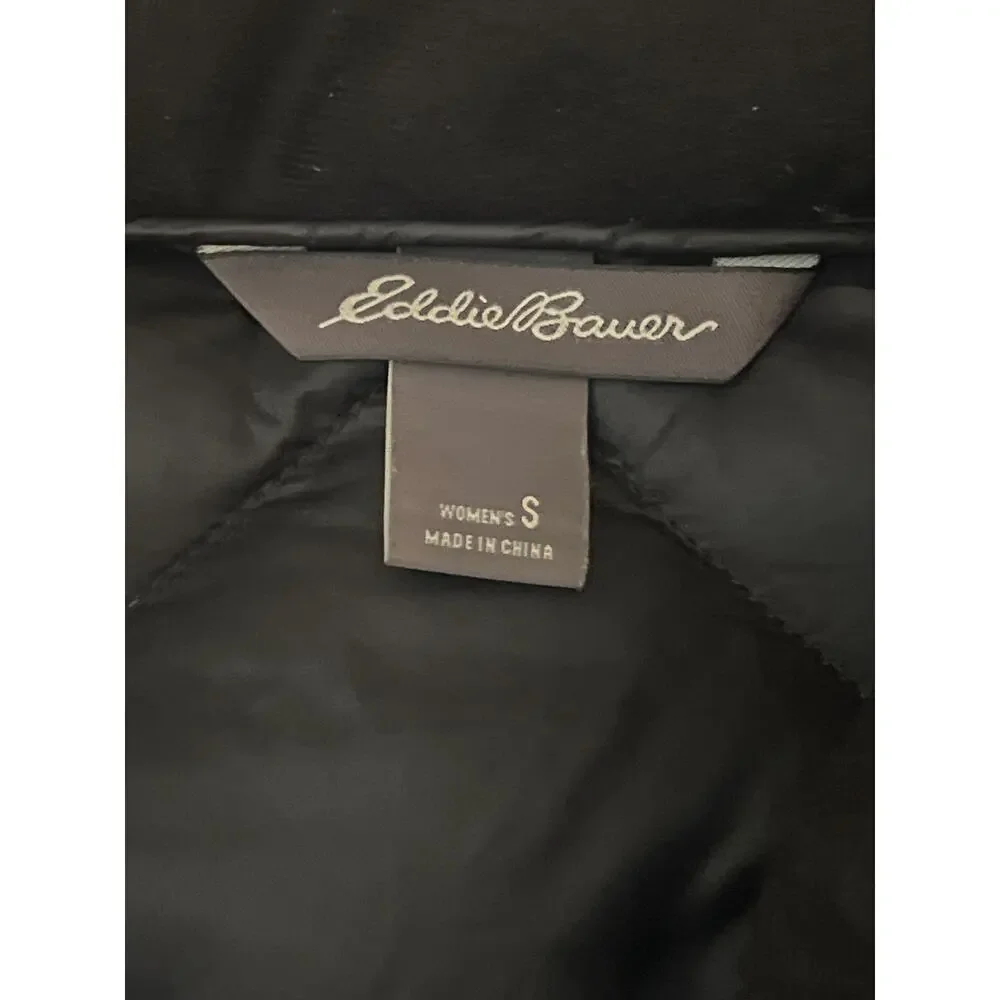 Women's Eddie Bauer down jacket Black Size Small - Picture 6 of 12